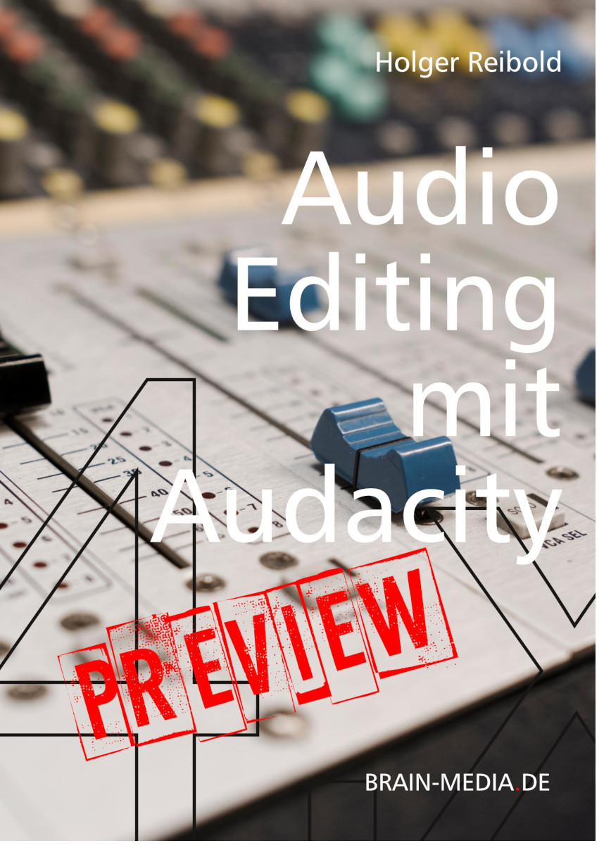 Buchcover: Audio Editing mit Audacity