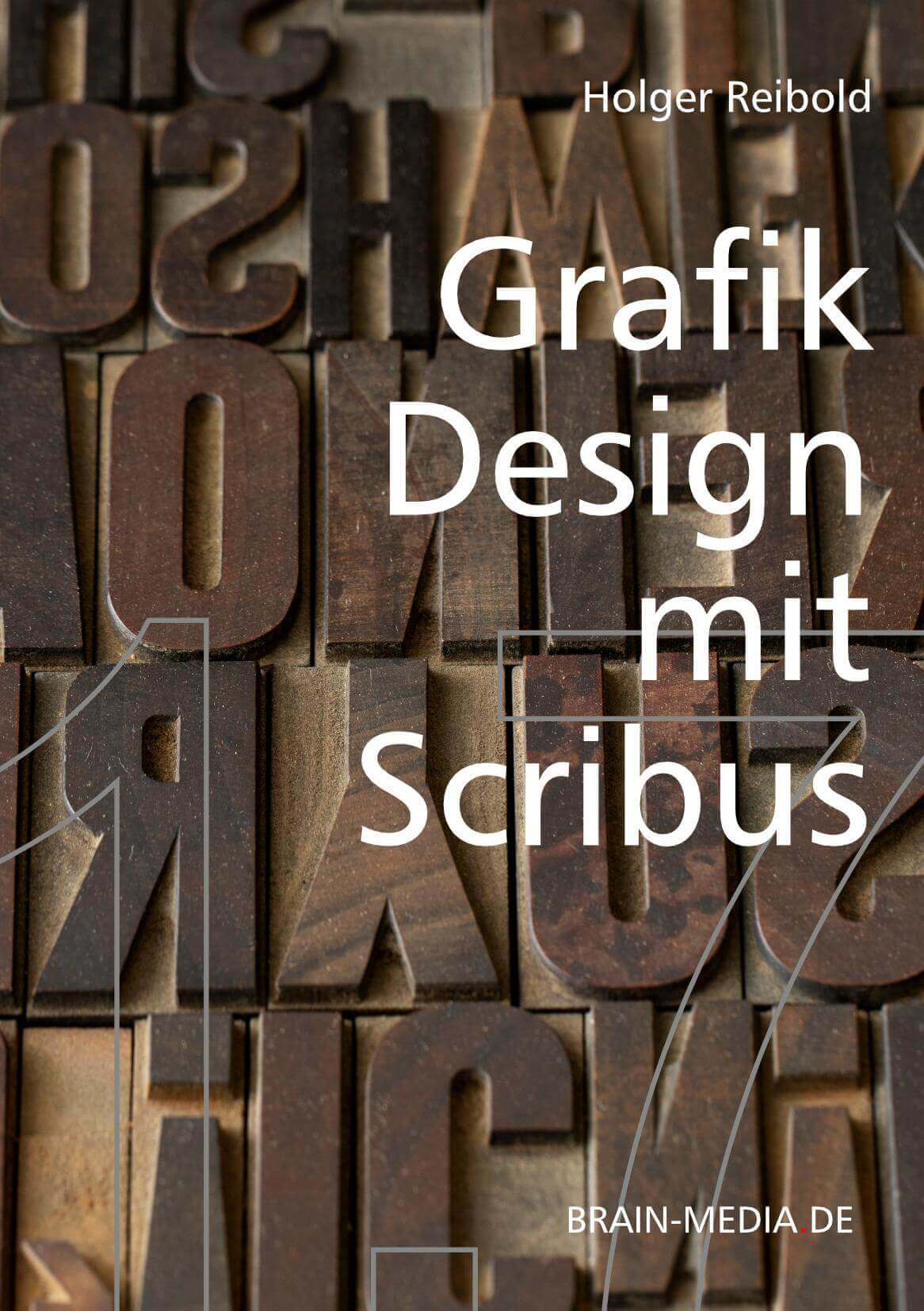 Buchcover: Grafik Design mit Scribus